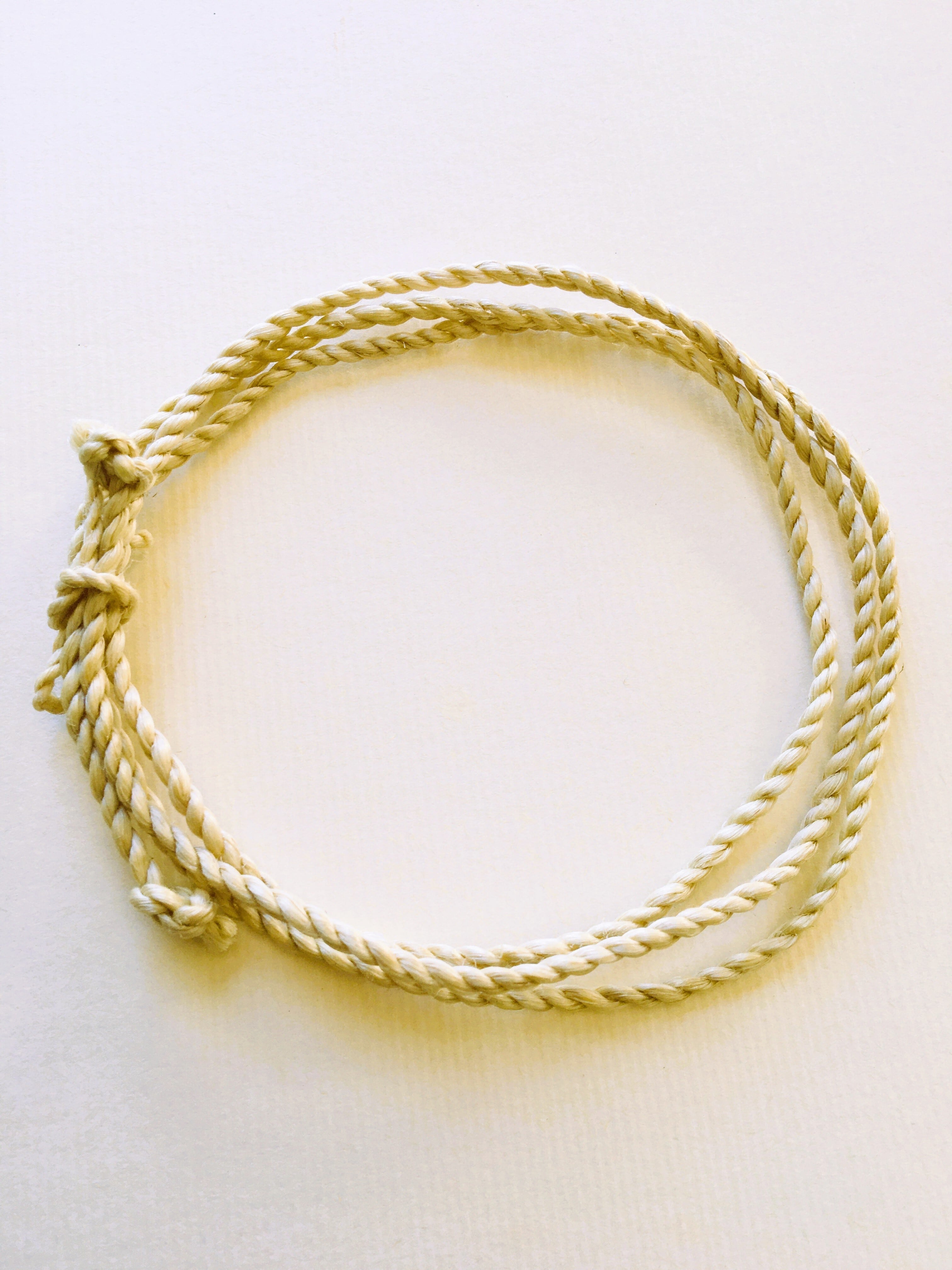 再入荷】特等 野州精麻紐 80cm（3mm）｜天然石ネックレス