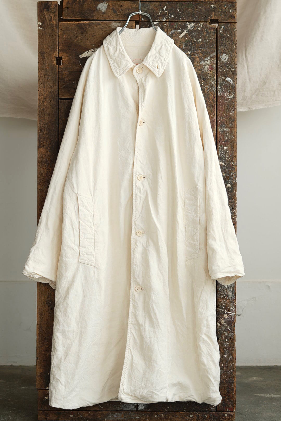 CHEZ VIDALENC - COAT BOBI - ANTIC LINEN (NATURAL)