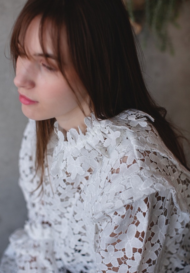 （original）フラワーlaceブラウス