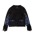 グローブ付カーディガン