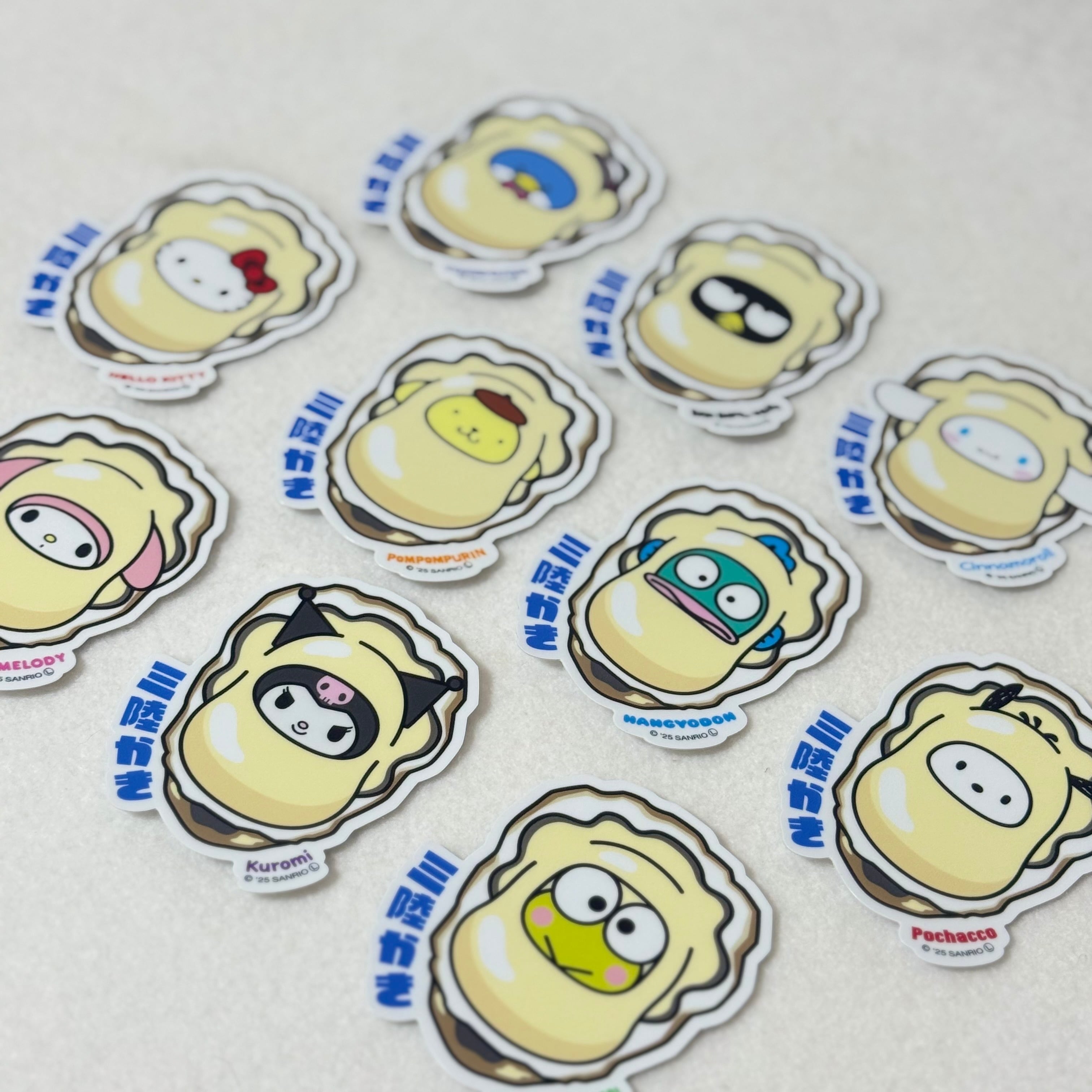 バッドばつ丸 三陸かき タフステッカー | TORCH-Online Shop-