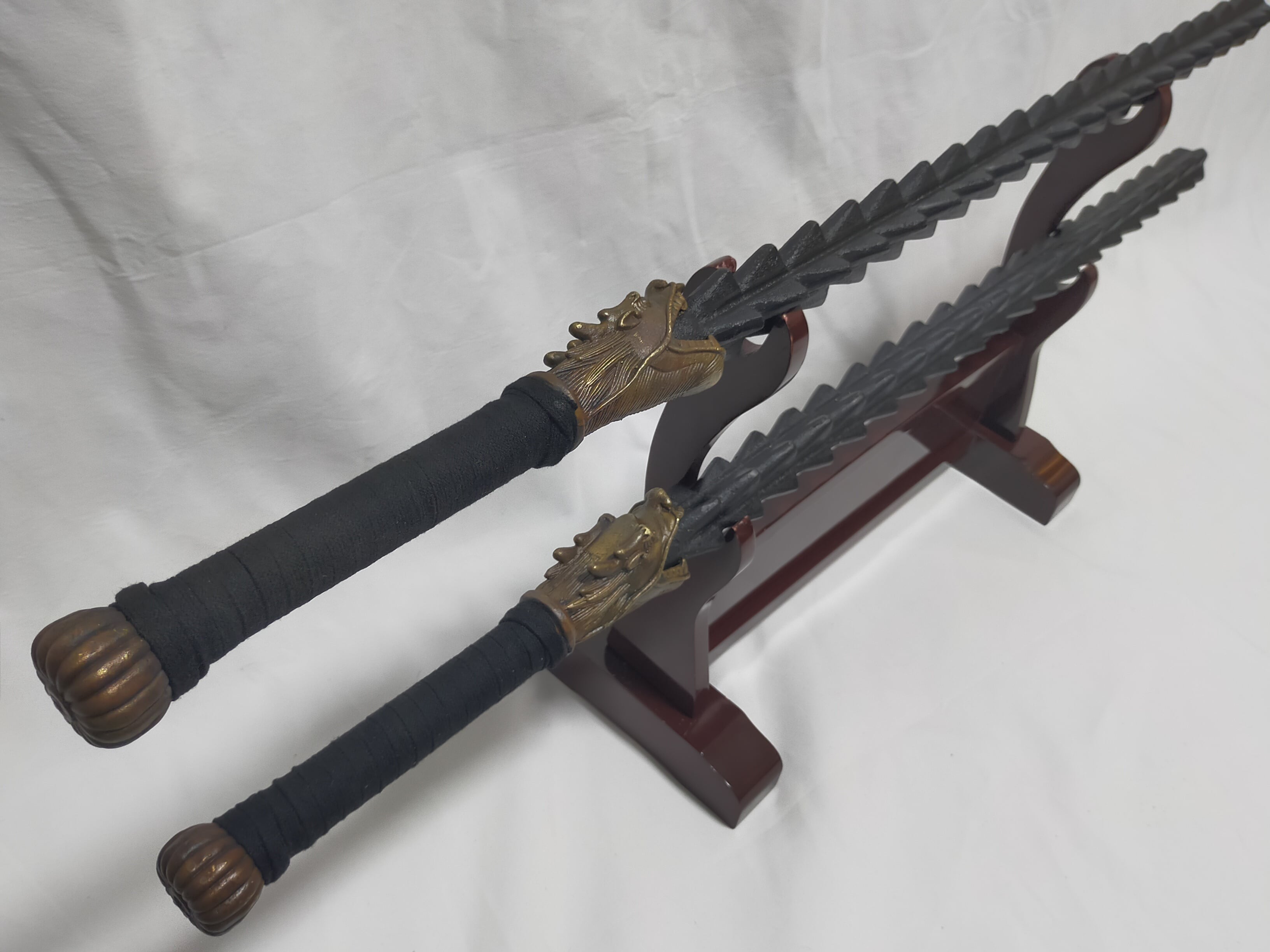 双鞭ver3 鉄製 インテリア 武具レプリカ | ひみのえ屋 本店