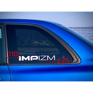 ステッカー『IMPIZM』カッティング Lサイズ