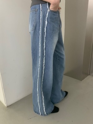 (即納)poster / Run Fringe Denim