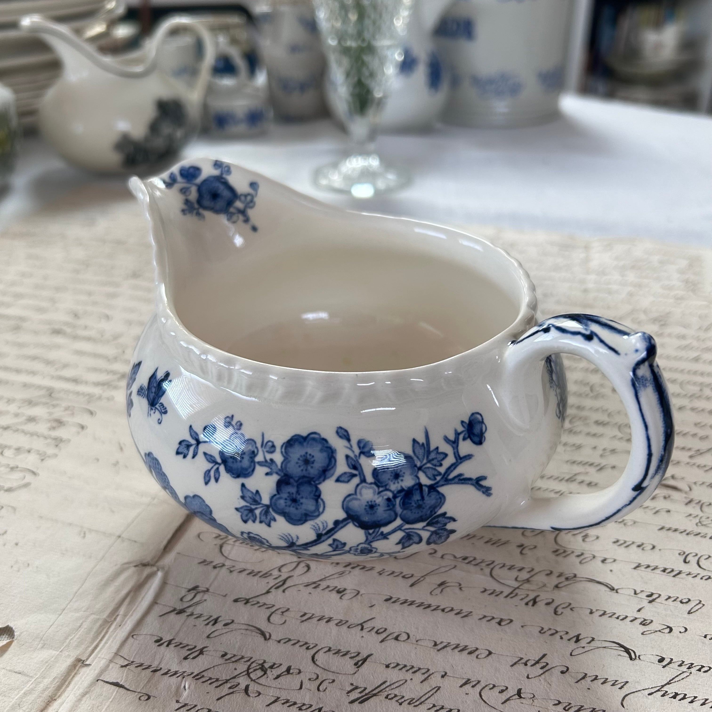 メイソンズ ブルーマンダレイ カップ ソーサー クリーマー