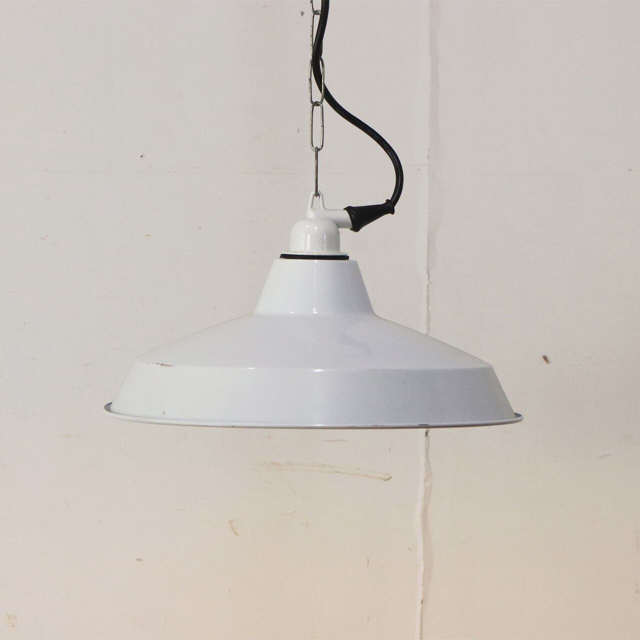 ヴィンテージ 琺瑯 照明 ホーローペンダントライト ランプ 吊り下げ