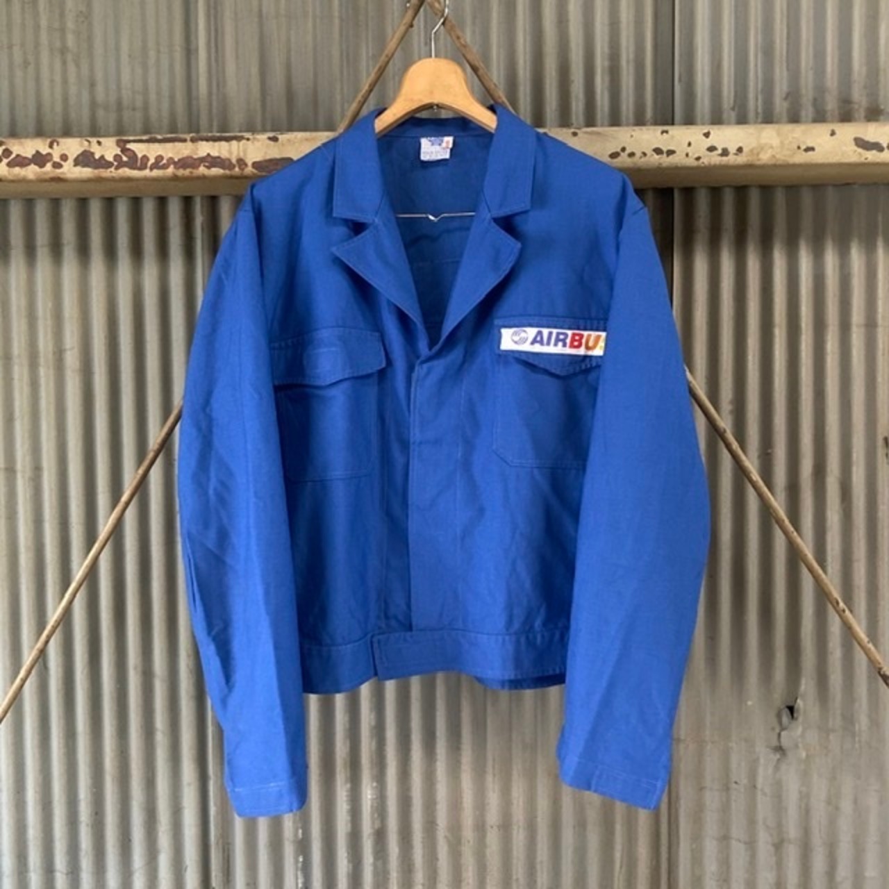 70〜80年代 70s 80s AIRBUS エアバス 企業ロゴ 刺繍 ユーロワーク 