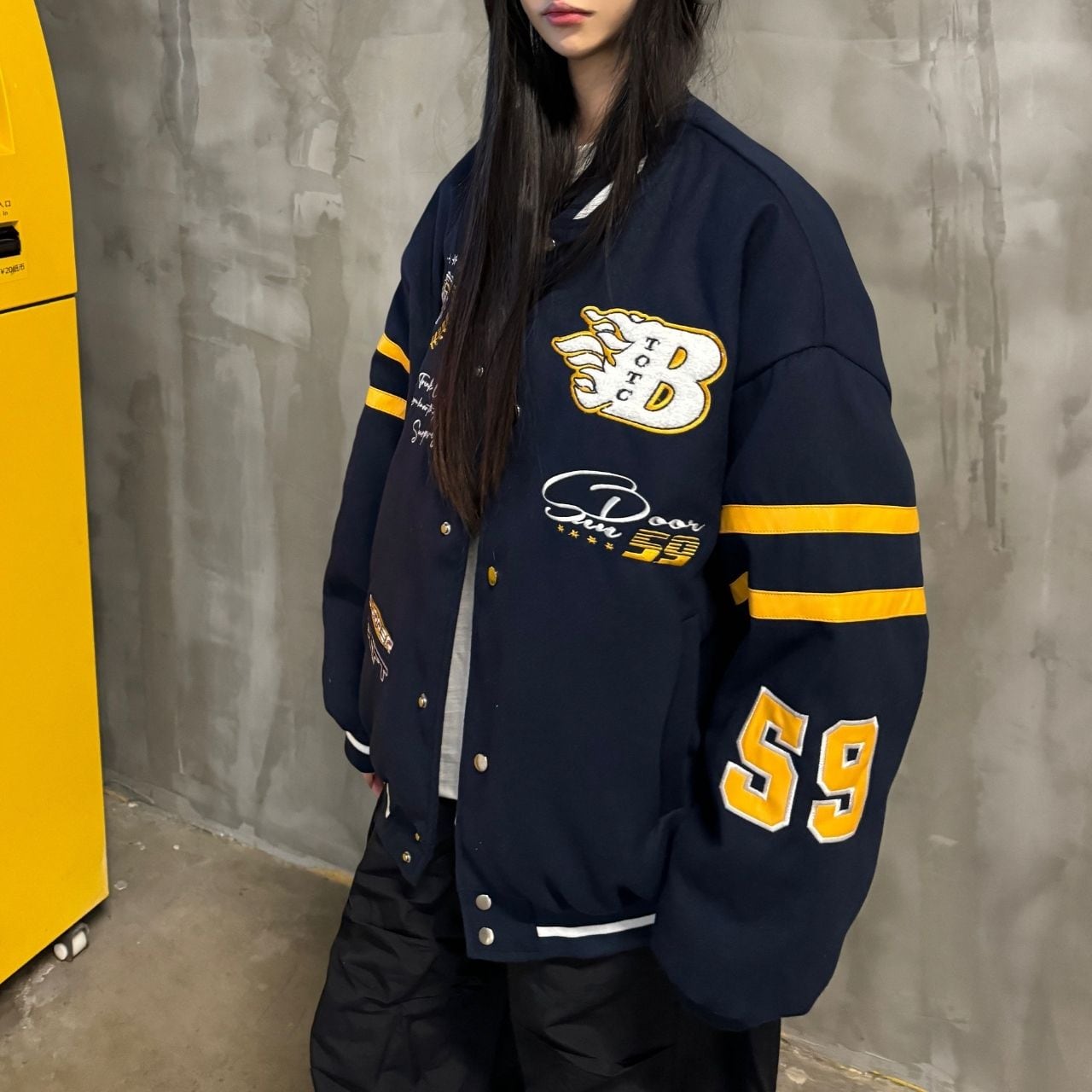 カレッジロゴラインナンバリングスタジャン 2col R01151