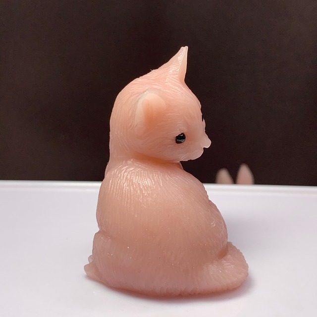 17.ピンクオパール猫・インテリア