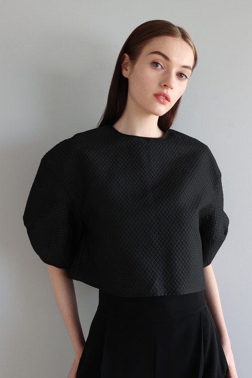 2WAY COUTURE TOP BLACK