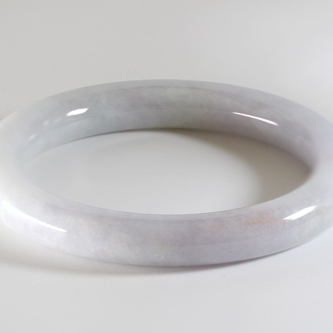 内径57.4mm】ラベンダーのプリンセスタイプが入荷！翡翠バングル