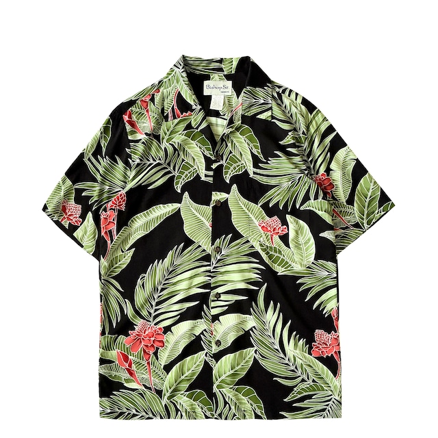 USED Aloha shirt / Bishop St. / size S