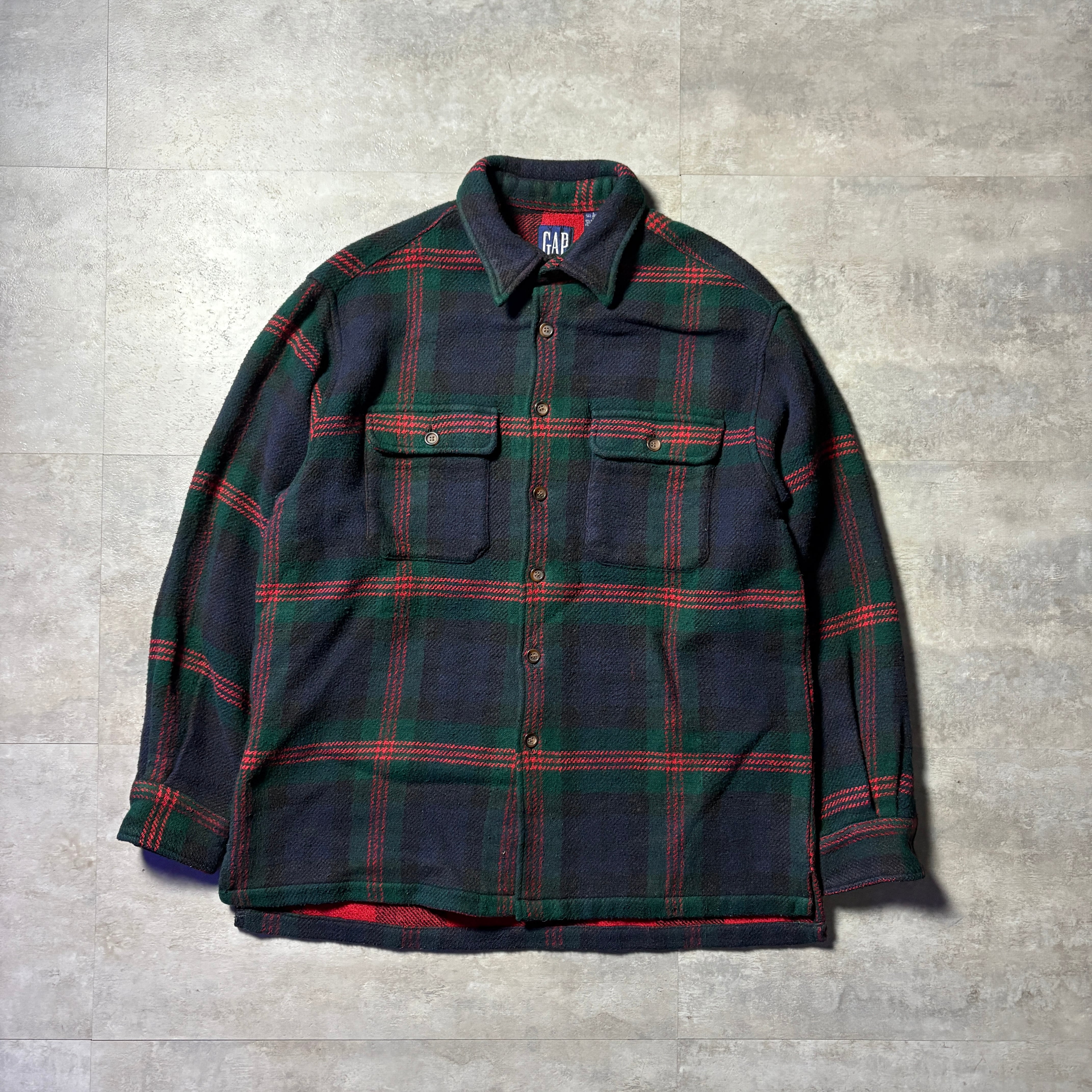 50s Van Heusen L/S Open Collar Wool Shirt | Pay ID