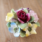 英国コールポートCoalport 陶花フラワーアレンジ薔薇小花 ボーンチャイナ thumbnail 5