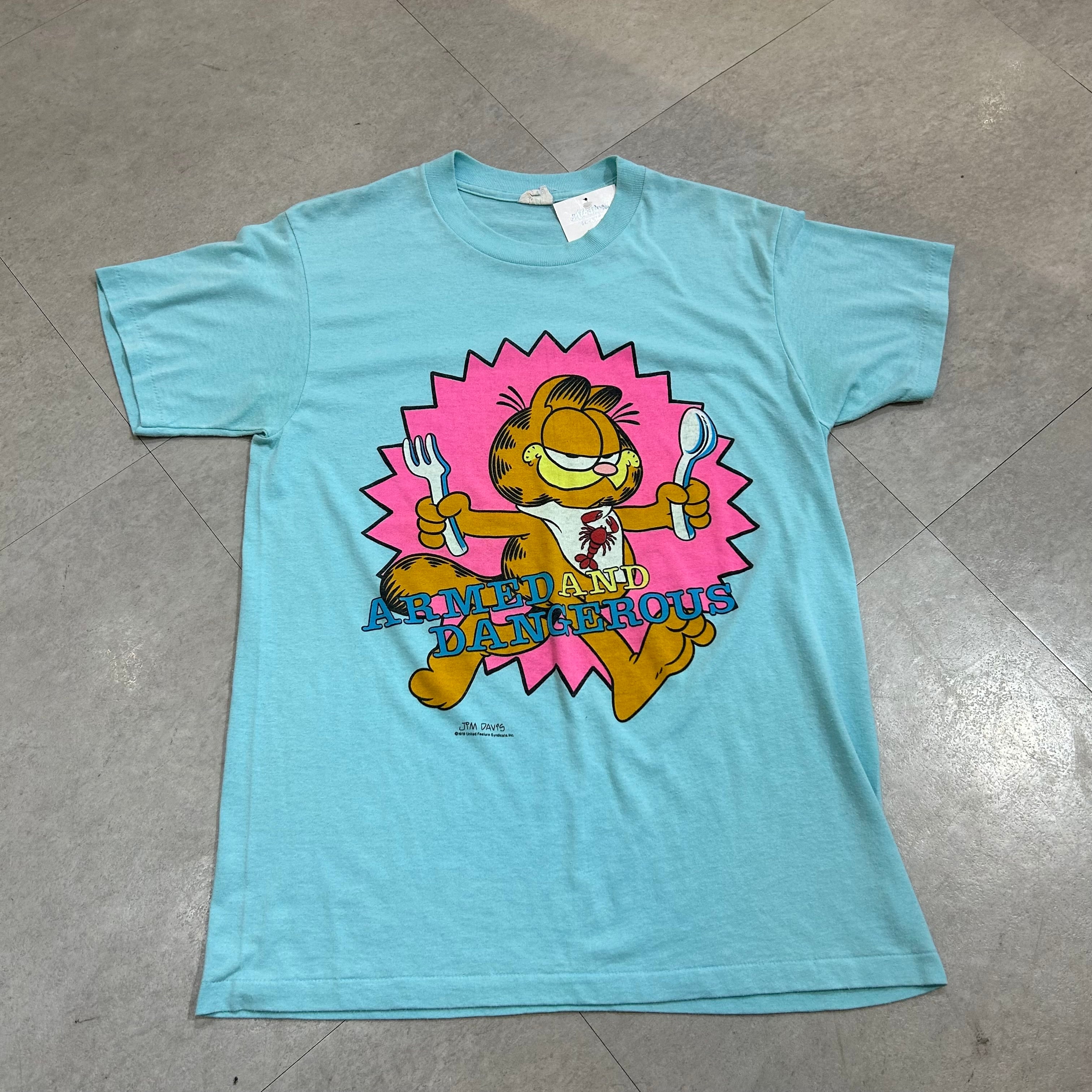 激レア ビンテージ 大判プリント 80s ガーフィールド ビックTシャツ