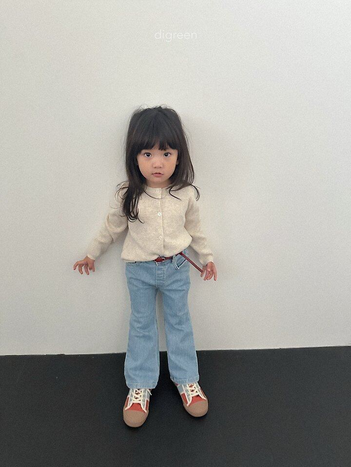 ブーツカットデニムパンツ / Digreen 26autumn / 韓国子供服 LILIKIDS