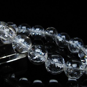 アイリスクォーツ 水晶 ブレスレット 15mm 一点物 メール便可 [M便 1/10] 111-35510