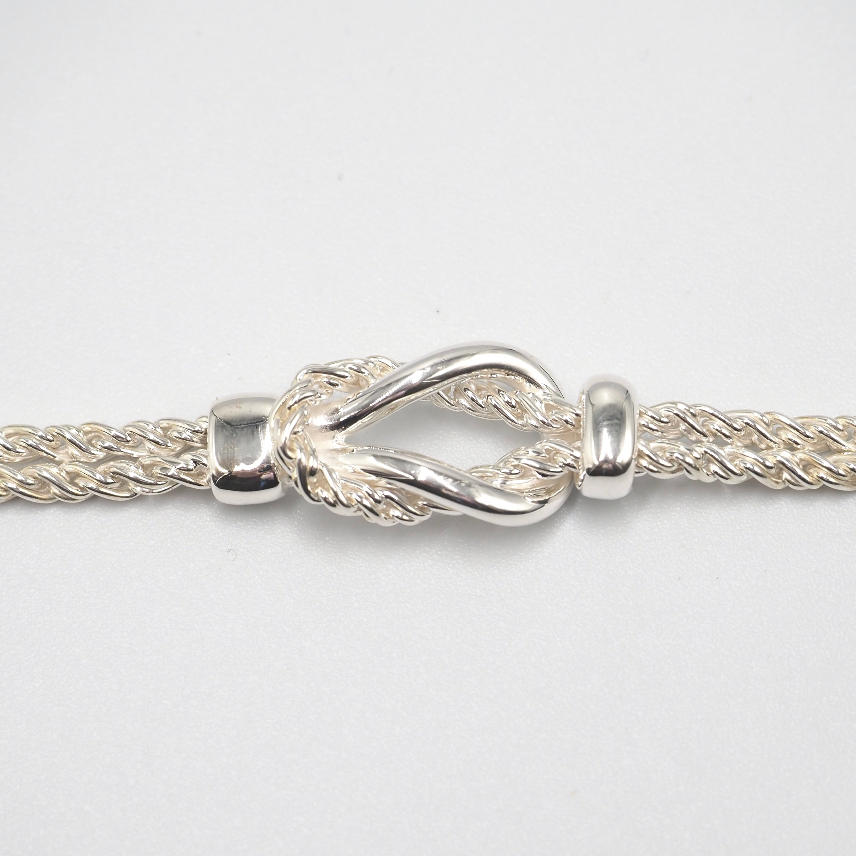 美品 ティファニー ブレスレット ダブルロープ シルバ925 箱付き Tiffany ティファニーダブルロープブレスレットシルバー925