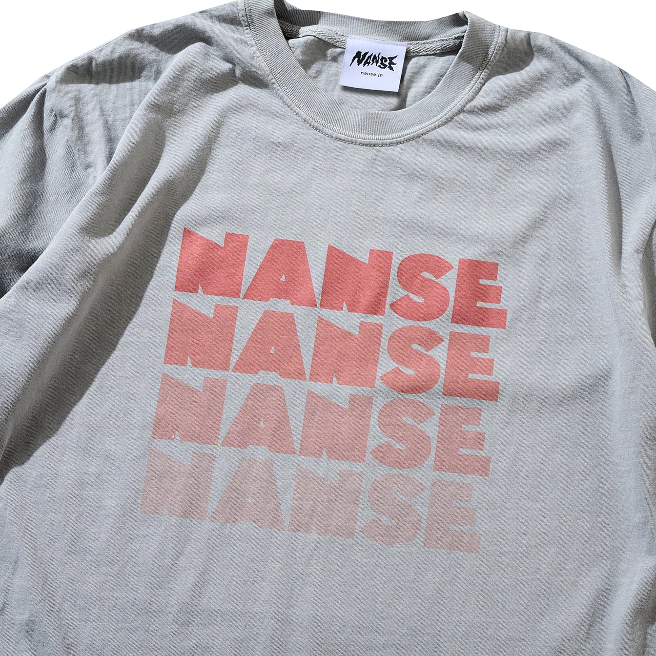 NANSE Gotsu Logo T-Shirt / Gray | NANSE OFFICIAL ONLINE STORE