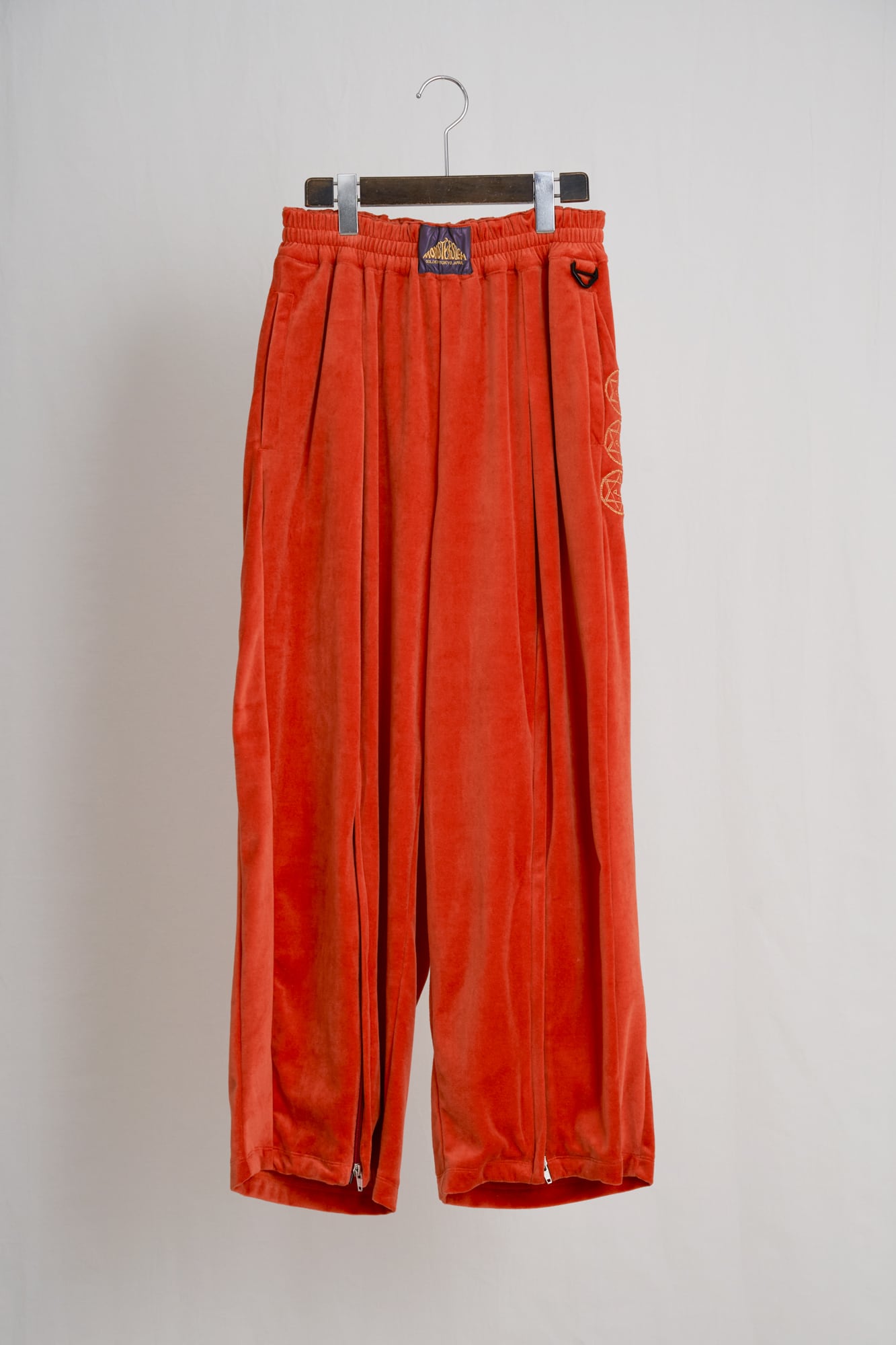 パンツ Leh band wide slacks WRAP WIDE SLACKS -BLACK- | IN ONLINE STORE