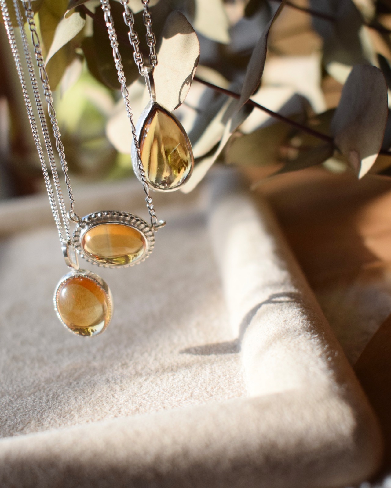 ＊1点もの＊Citrine necklace《silver925》