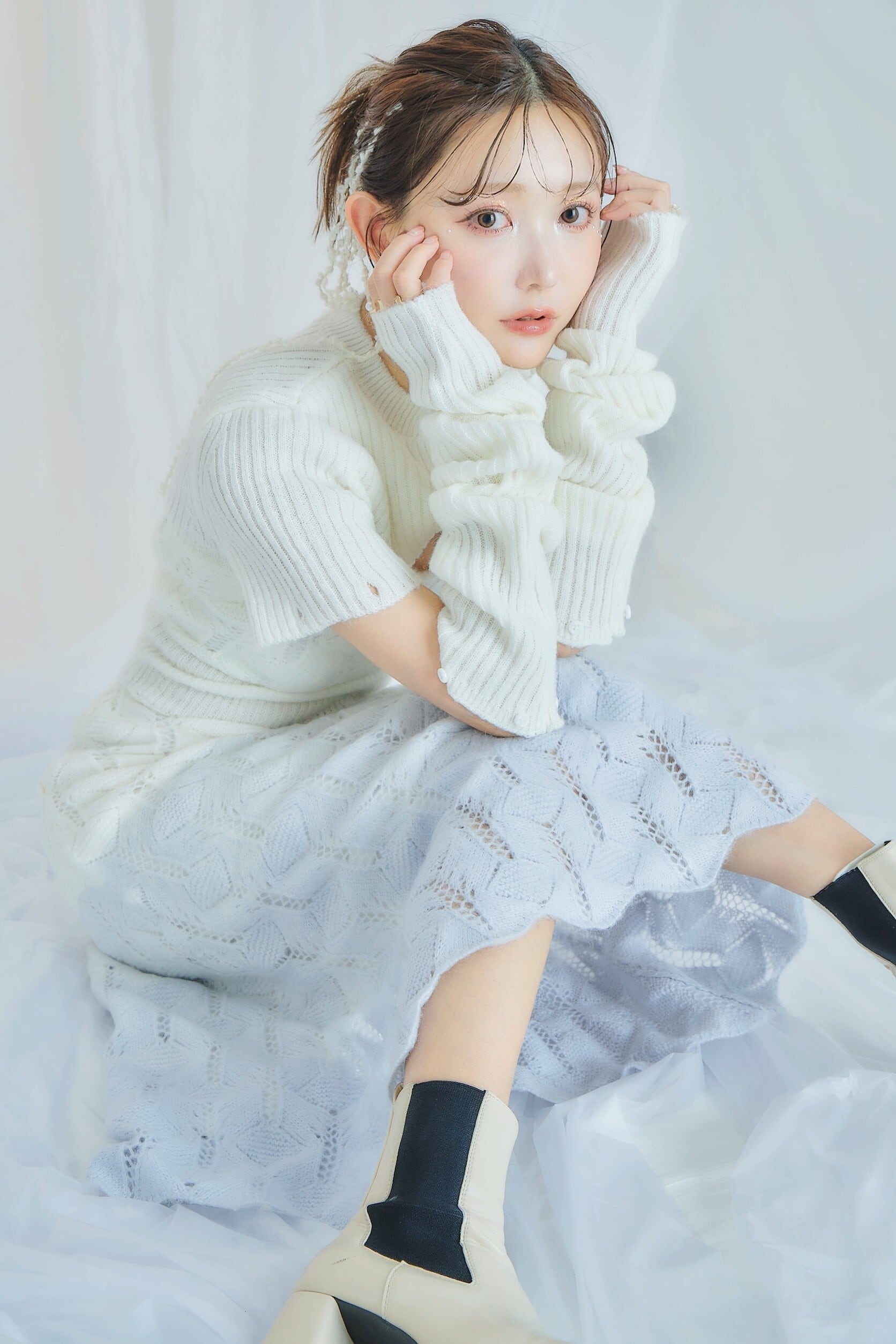 Gradation Knit Dress Set