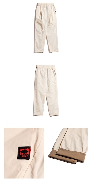 SALE 送料無料 【HIPANDA ハイパンダ】男女兼用 リバーシブル パンツ UNISEX REVERSIBLE EPANTS / BEIGE・BROWN