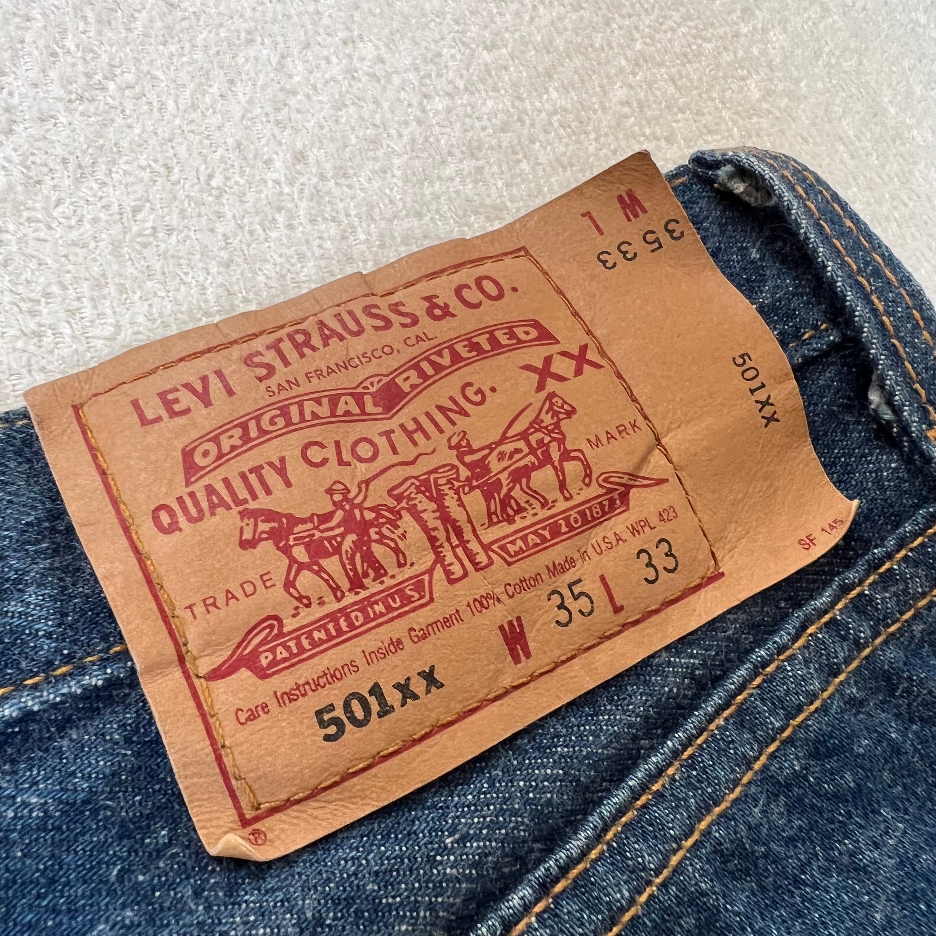 Levi's 501 xx USA製 W35 リーバイス デニム ジーンズ 90年代 ダブル ...