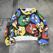 mickey pattern reversible sweat