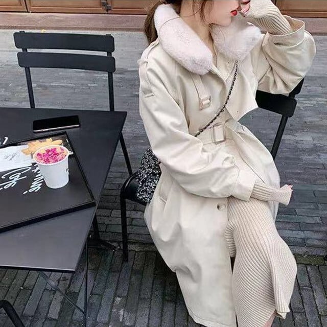 ディファレントマテリアルフラッフィーコート different material fluffy coat / ディファレントマテリアル