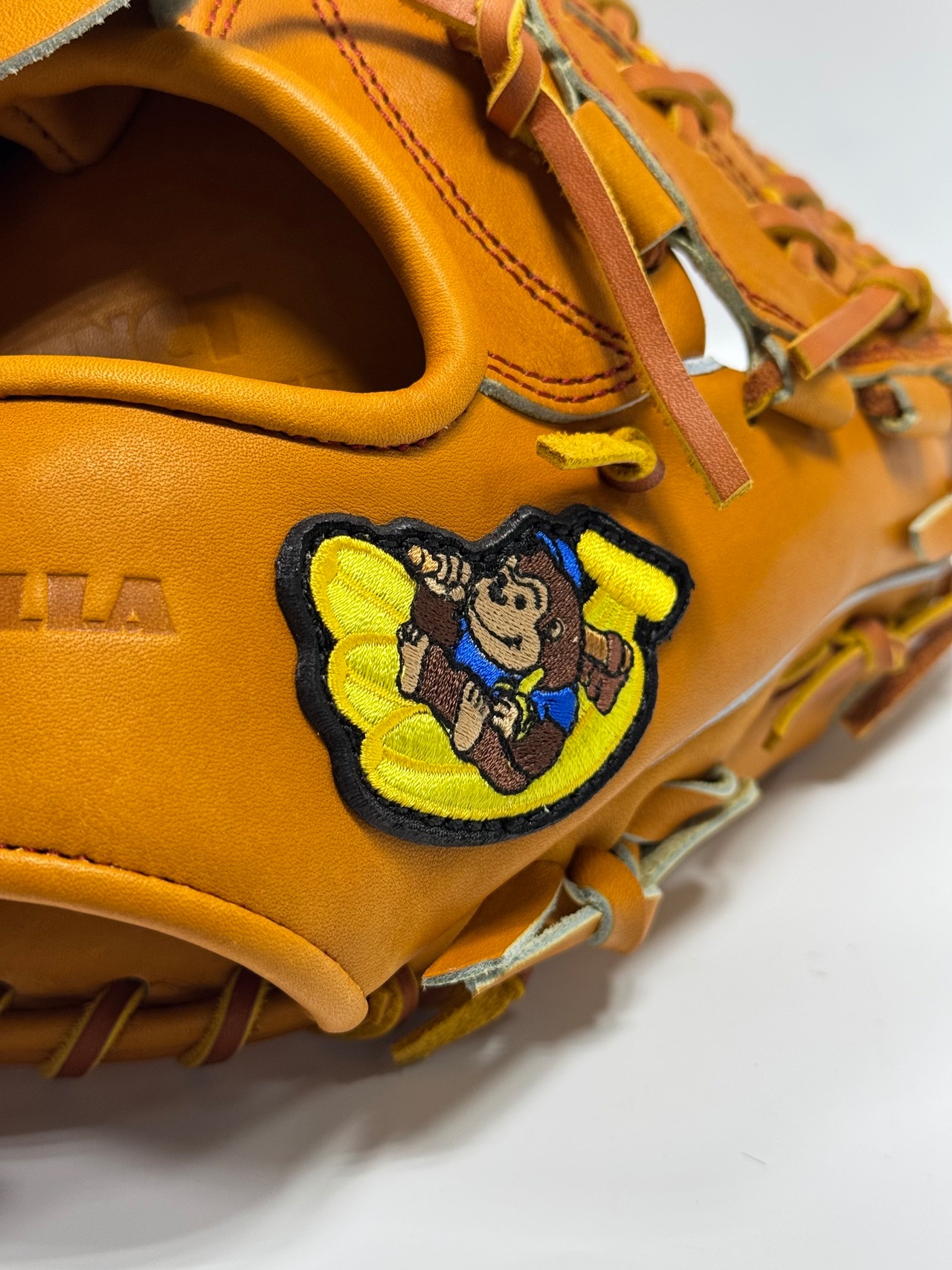 ごりら印の野球道具　限定硬式グラブ　高校野球対応　001ｰ20型　右投げ用　コルク×コルク・画像8