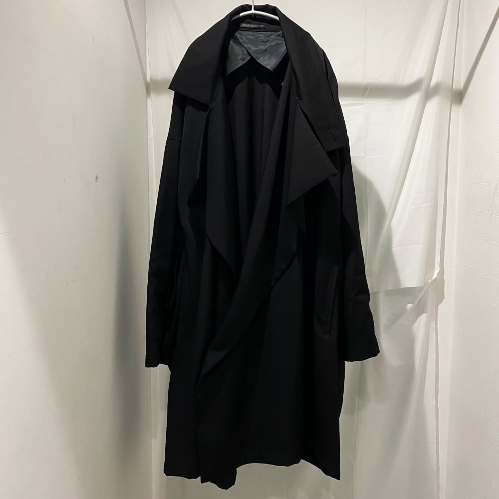 Yohji Yamamoto POUR HOMME WOOL GABARDINE SMOOTH COAT Yohji Yamamoto POUR HOMME WOOL GABARDINE SMOOTH COAT