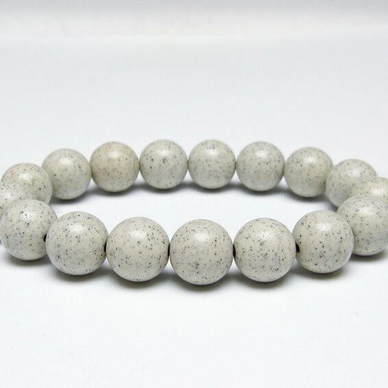 北投石 ブレスレット 12mm 一点物 メール便可 111-50116