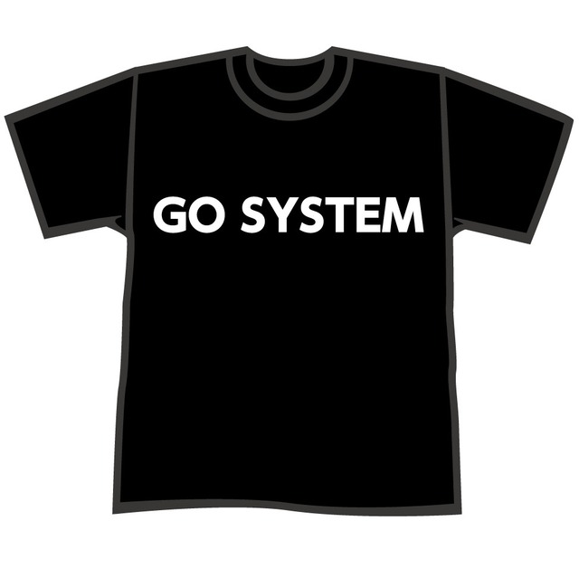 GOSYSTEMスタッフTシャツ（ブラック）