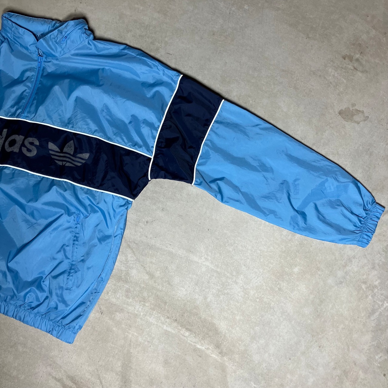 adidas half-zip nylon pullover jacket
