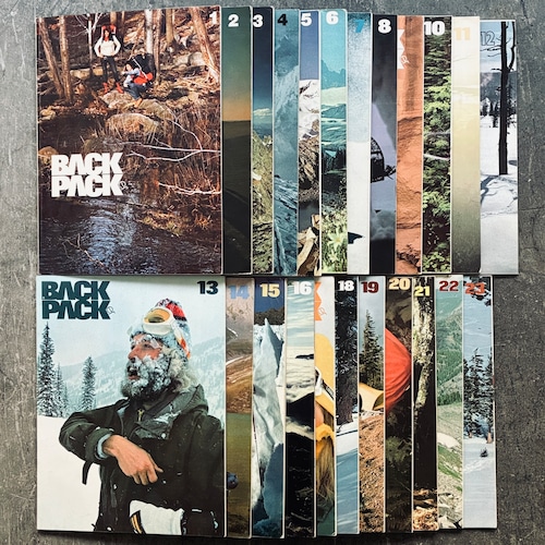 Backpacker Magazine No.1-23 / 23冊 (創刊号から第23号まで)
