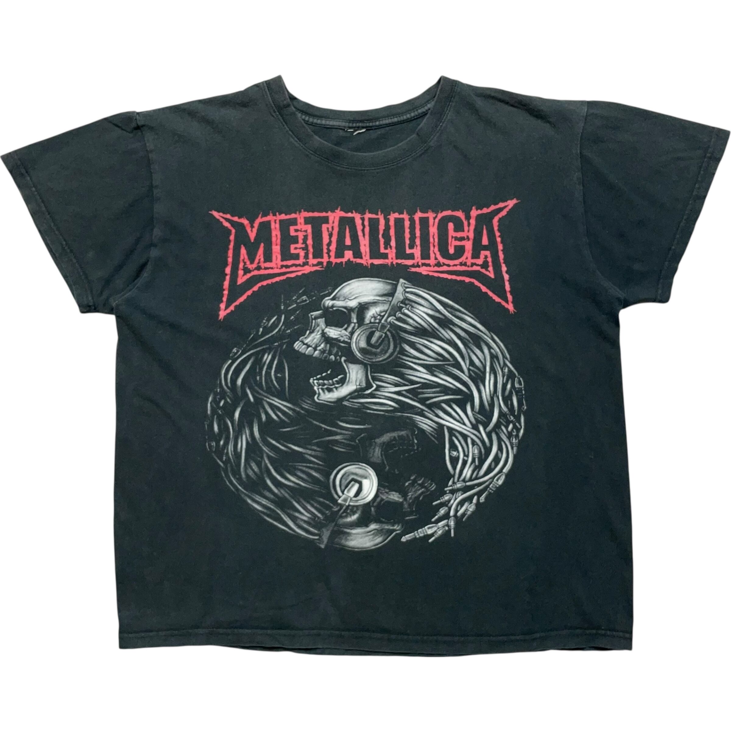 《M》unknown バンドTシャツ METALLICA フロントプリント ブラック no.8490