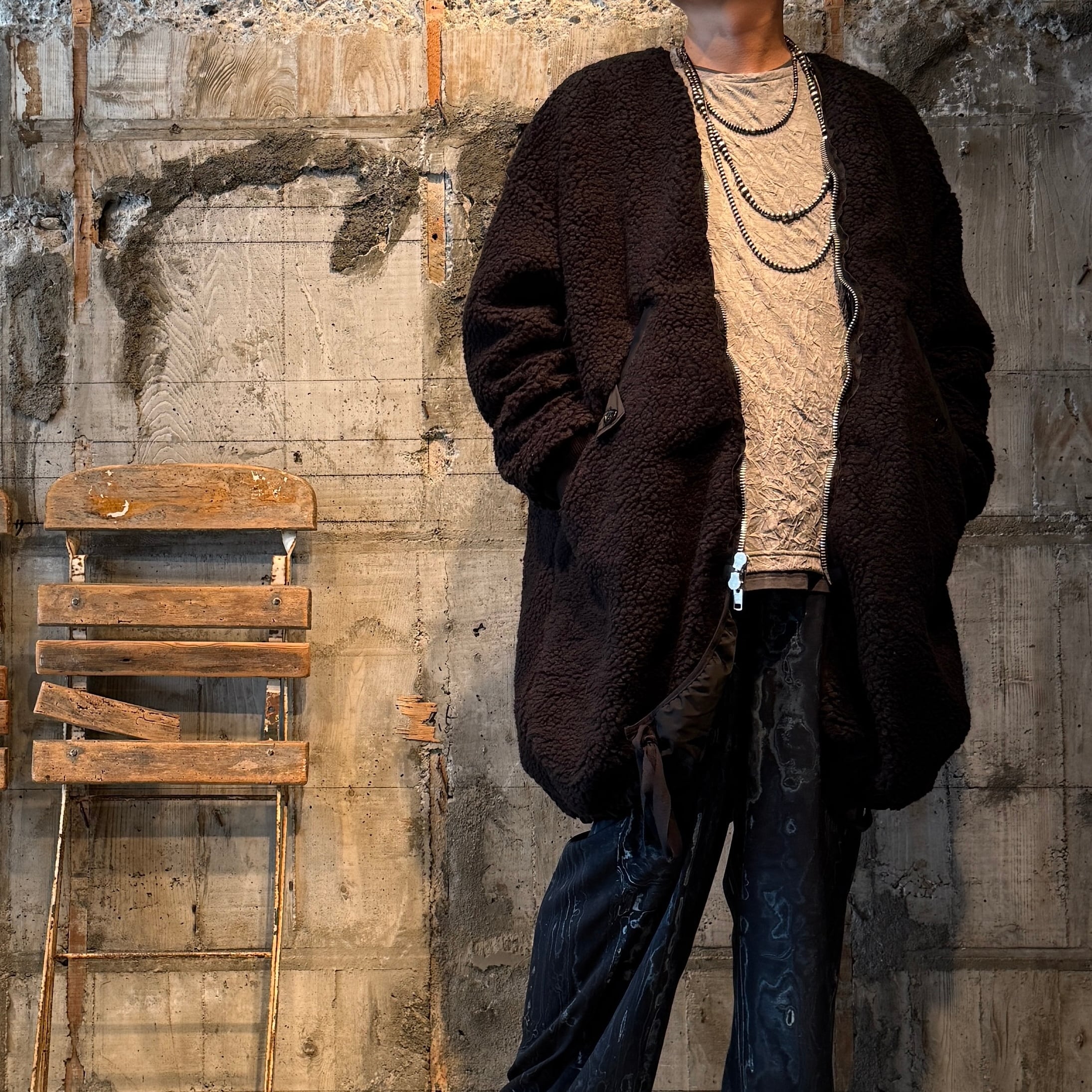 Dessin de mode デッサンドモード ミリタリー ライナー コート Dessin de Mode【デッサン ド モード】ミリタリーライナーボアコート