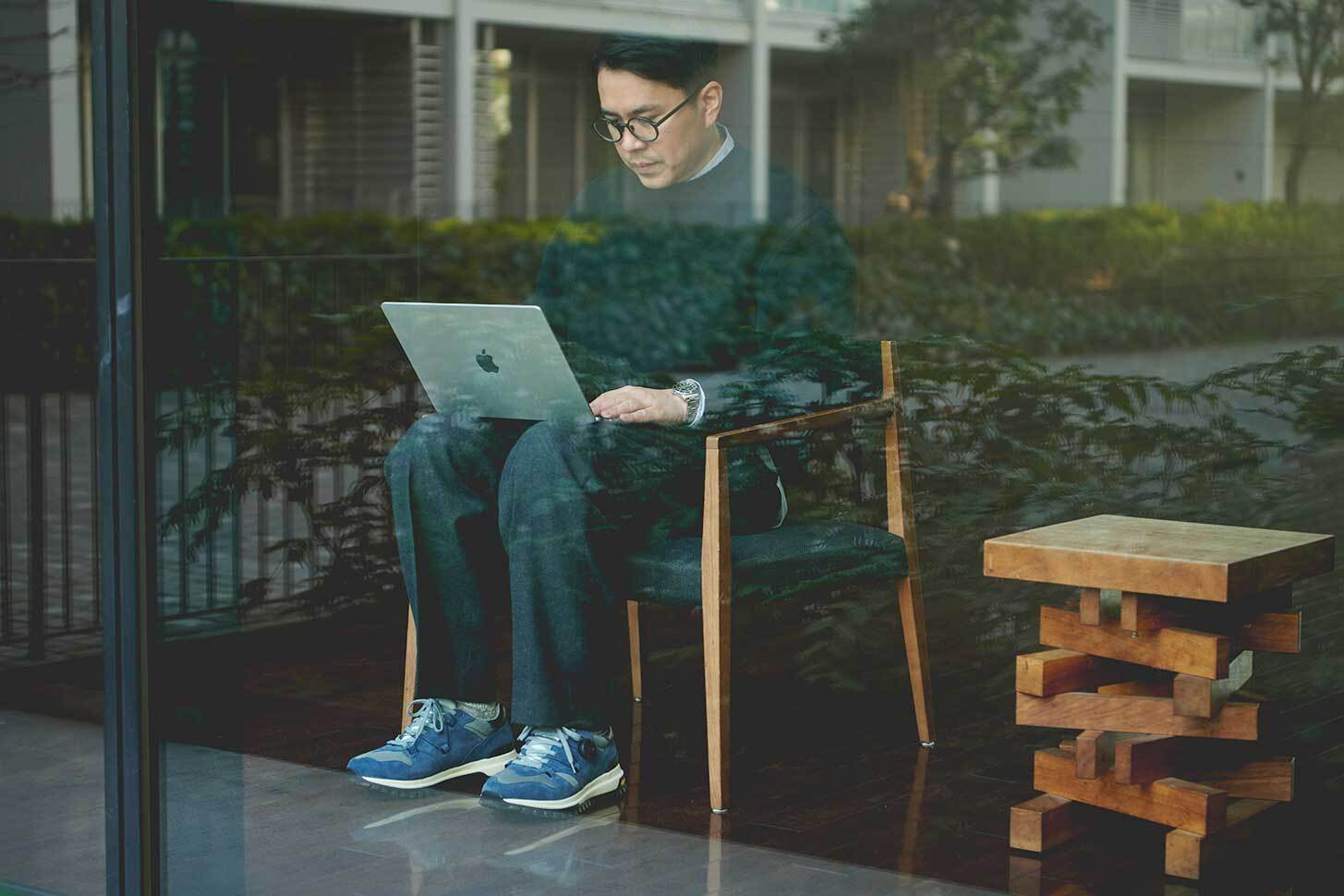 pg NAUGHTY | GRY / NVY | PLAYGROUND | スニーカーショップ