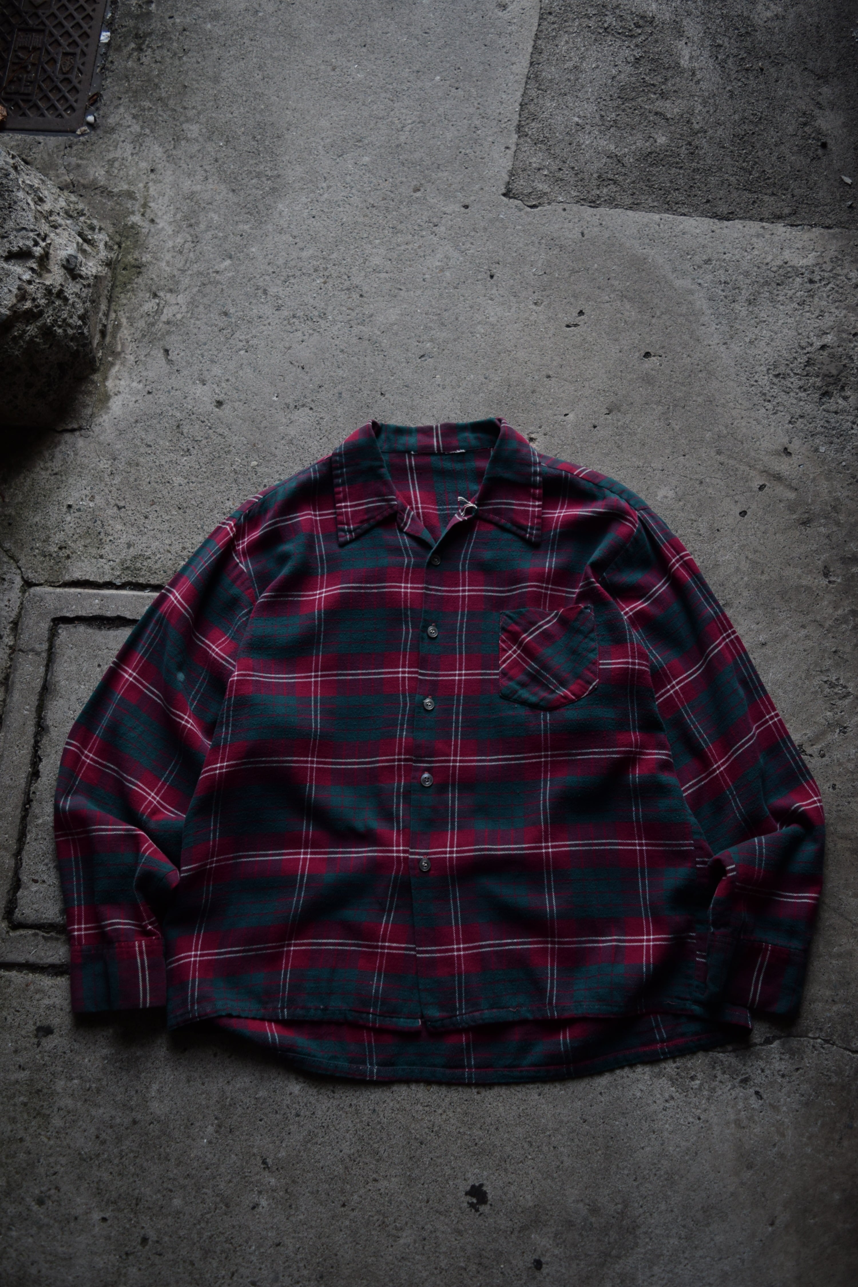 50s rayon gabardine slacks 絣柄 | Wezen vintage&used clothing