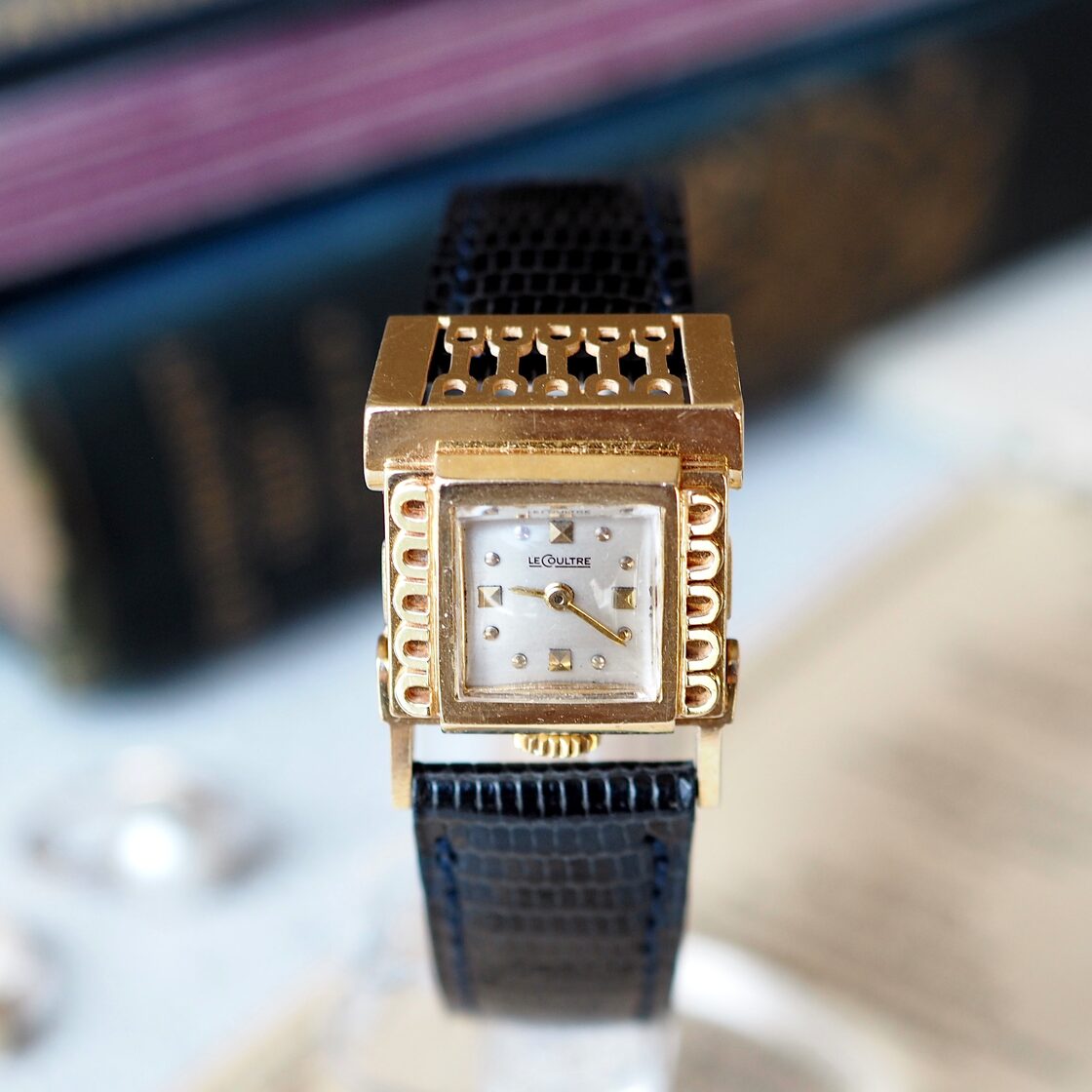 OH済 Jaeger-LeCoultre ジャガー・ルクルト 14金無垢 ドレスウォッチ  