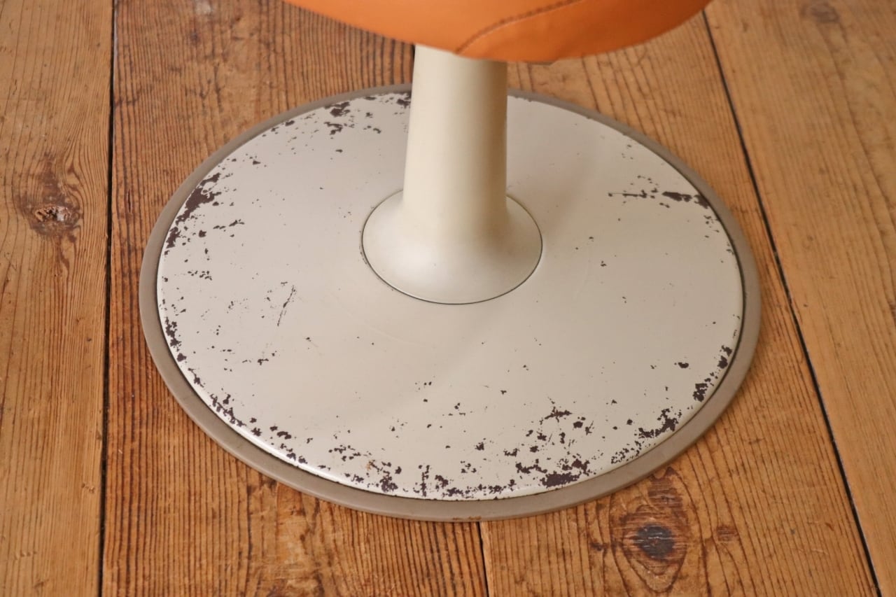 レトロ okamura オカムラ デスクチェア 学習椅子 回転 昇降