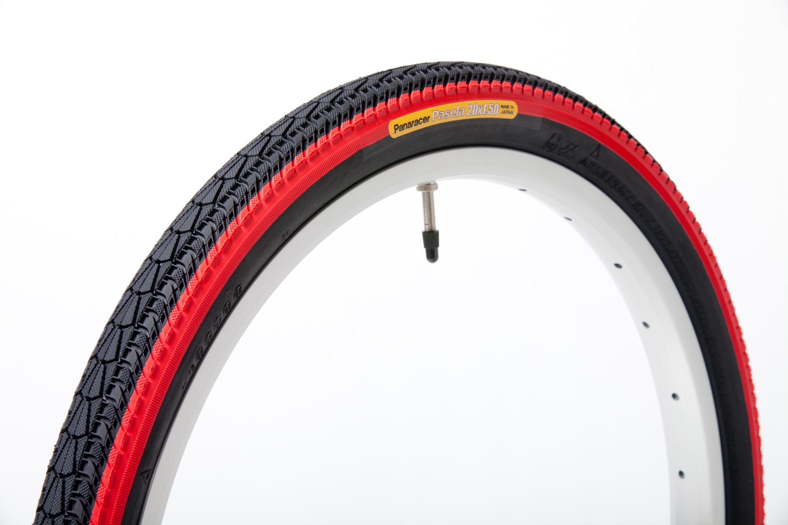 【在庫処分】パナレーサー(Panaracer) パセラ コンパクト PASELA COMPACT 18×1.50 (37-355) クリンチャー 黒/赤ライン 8H185BOP-PA-BR