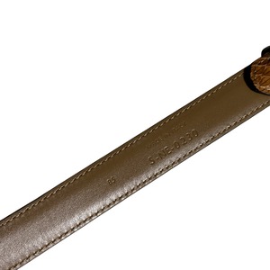 CELINE python leather narrow belt