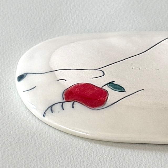シロクマ　小皿　numanekko