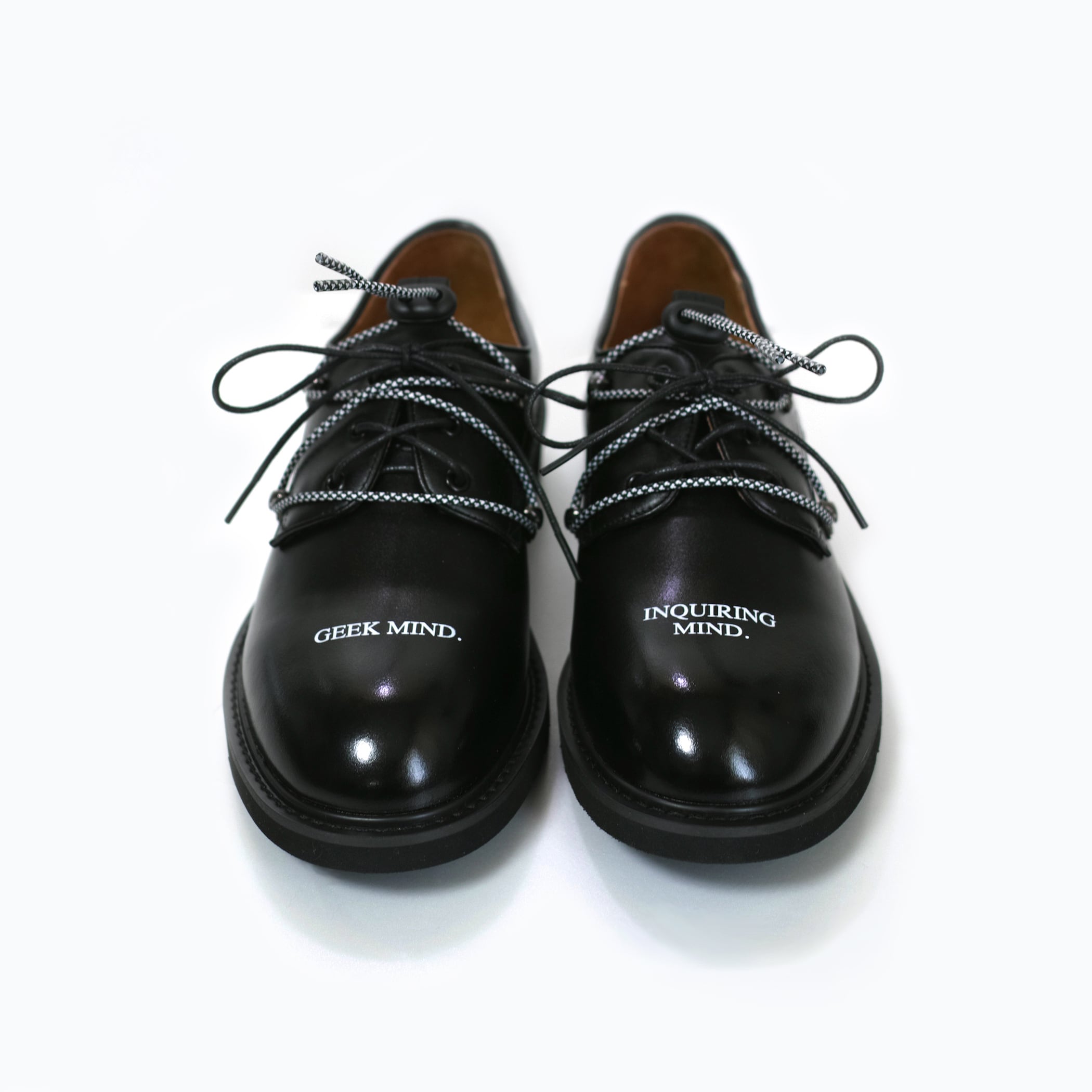 "TREKKING and DRESS" CUSTOM LEATHER SHOES BLACK