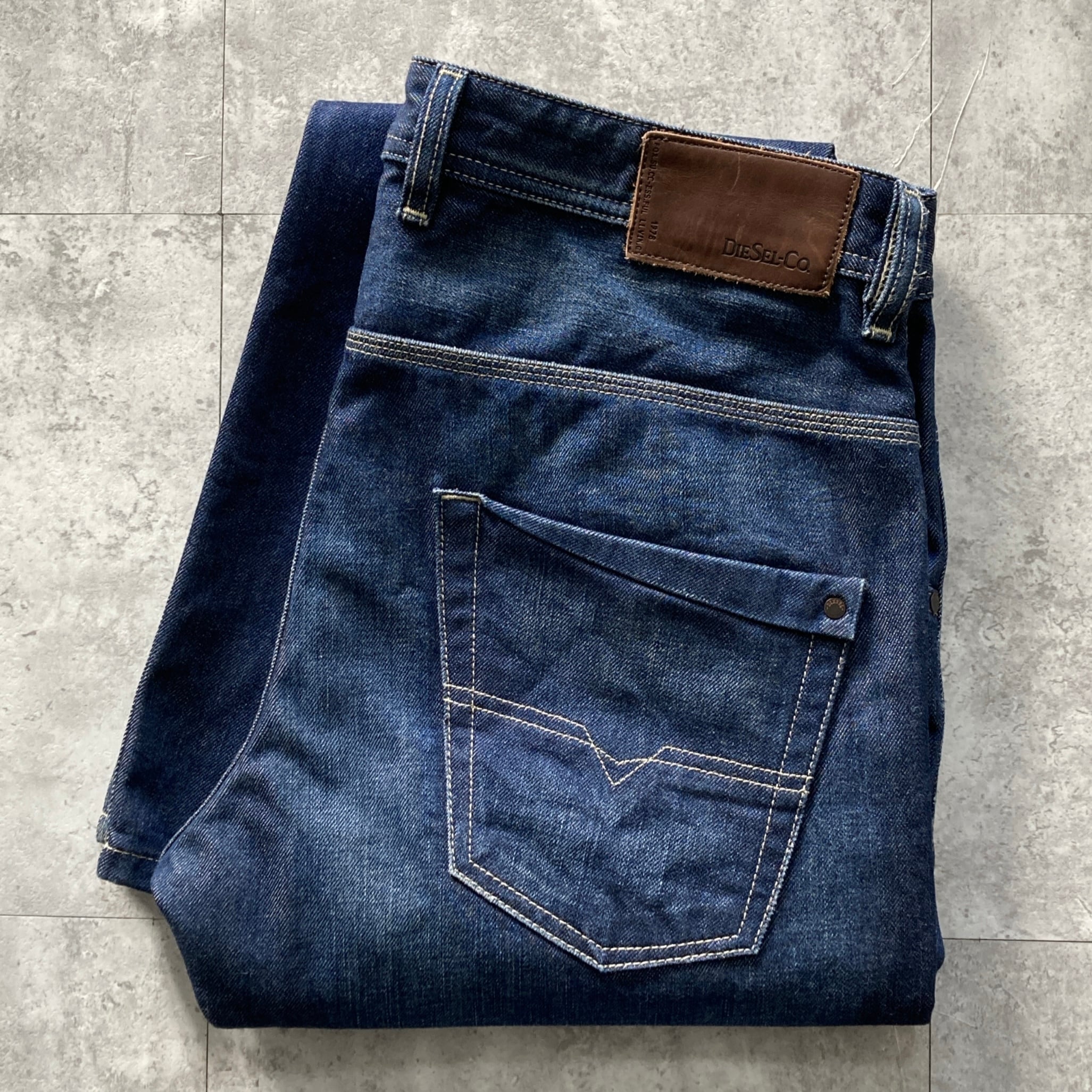 KAPITAL キャピタル ボタンフライ レザーパッチ デニムパンツ ジーンズ