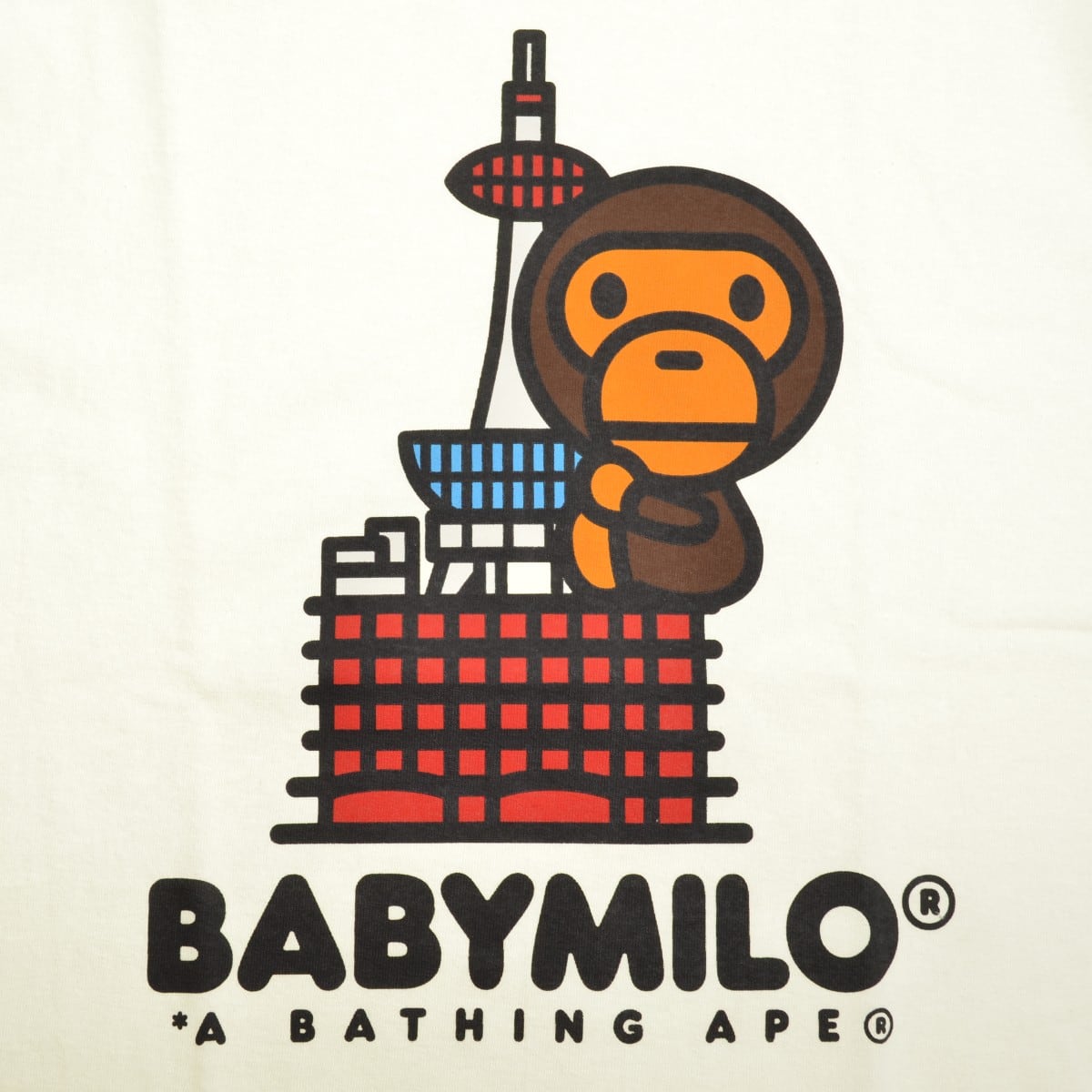 a bathing ape baby milo 総柄 パーカー 猿 Sサイズ