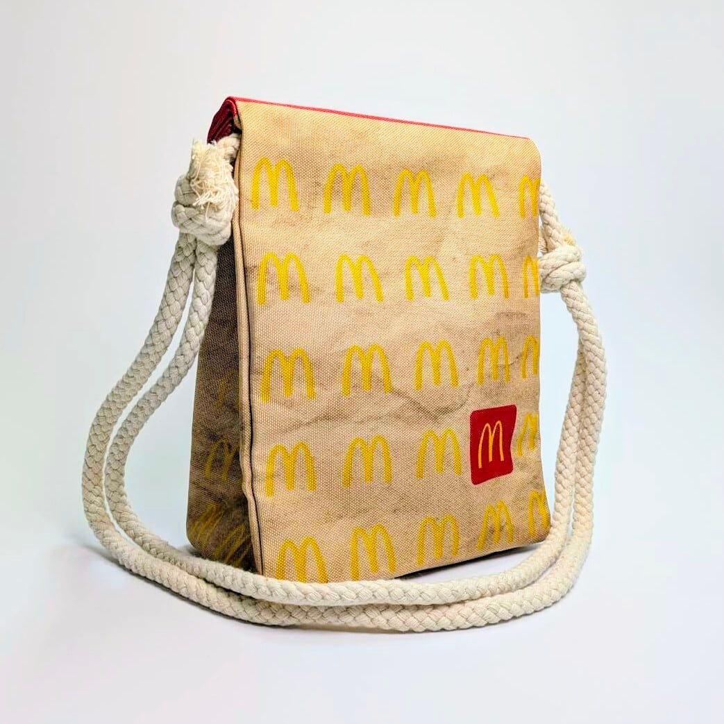 McDonald（マクドナルド） ドットロゴ 】ロープショルダーバッグ＊紙袋