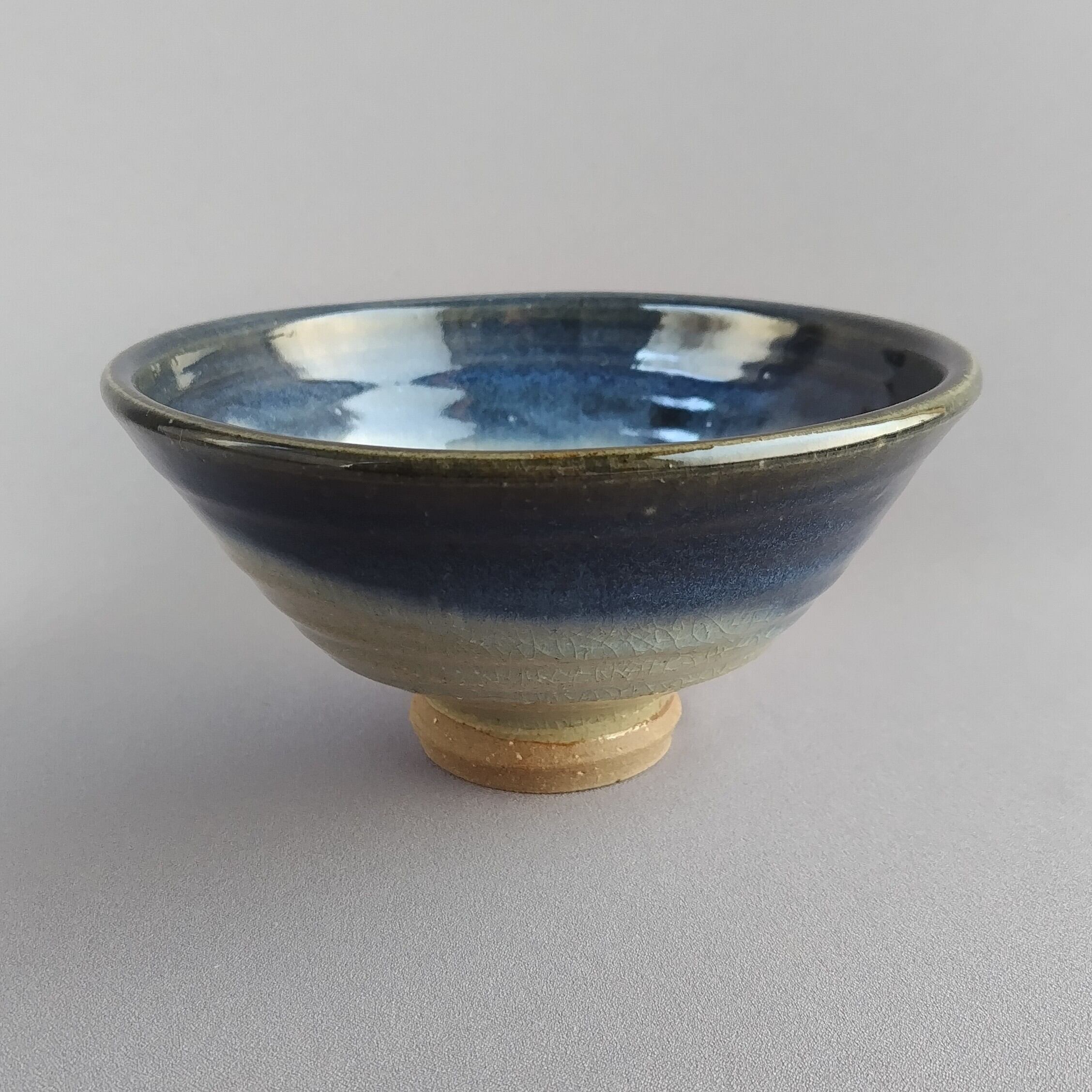 鉢 藍釉 【商品番号：00887】 | やきもの實陶（さねとう）